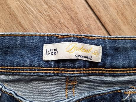 Zvonové džíny zn. clockhouse, vel. 36., clockhouse,36