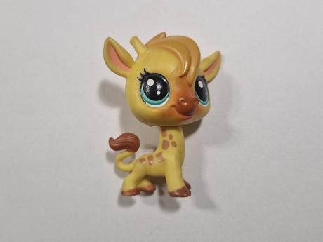 Littlest pet shop žlutá žirafa,