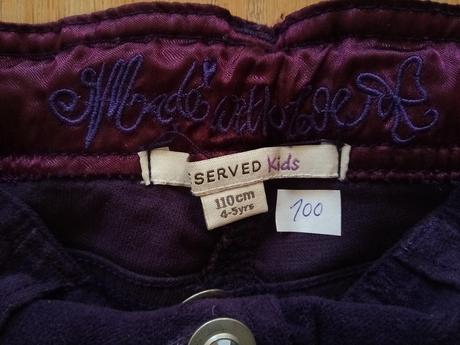 2 x kalhoty / rifle, reserved, okay, vel 110/116, c&a,116