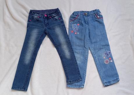 Džíny - rifle s regulací pasu - cena celkem, kiki&koko,110