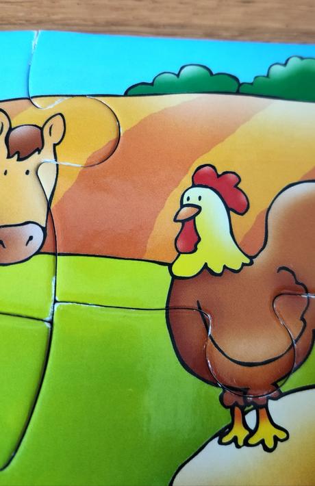 Puzzle farma zvířátka,
