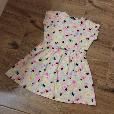 Bavlněné šaty s neon růžovou, george,128