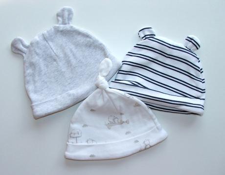 C2 dvouvrstvé chlapecké čepičky vel. 62, primark,62