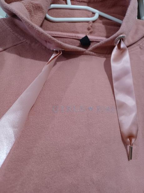 Starorůžová mikina s 3/4 rukávem 152-164, xs-s, takko,158