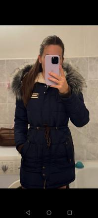 Teplá zimní bunda, s