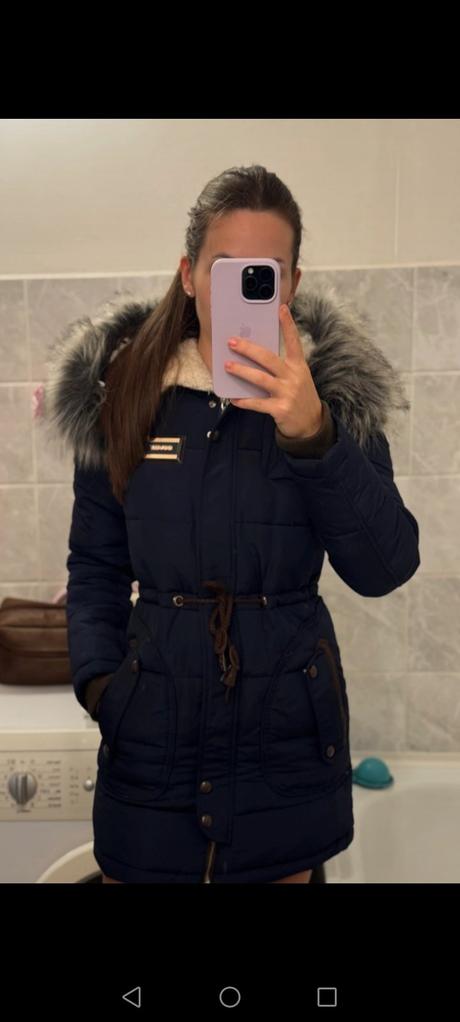 Teplá zimní bunda, s