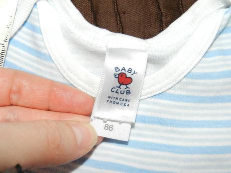 Body dlouhý rukáv proužky, c&a,86