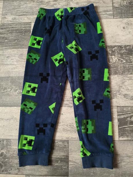 Tepláky plyšové domácí /pyžamovky minecraft, marks & spencer,116