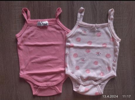 Letní body na ramínka 2x 6-9m vel.68, ergee,68