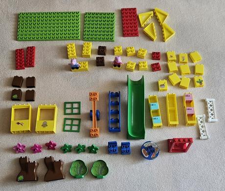 Peppa pig stavebnice play big, kompatibilní s legp,