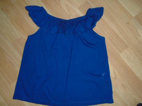 Tričko h&m s volánkem vel 146/152 10-12 l, h&m,146