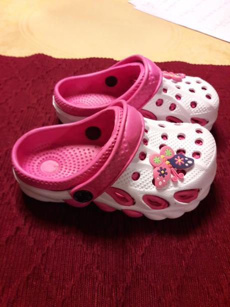 Crocsy dívčí s motýlky, vel.26, 26