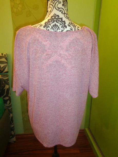 Volné melírované tričko s motýly, next,42