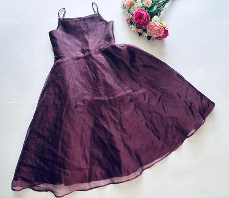 Ob/ šaty společenské fialové - v.4/5 let, 116