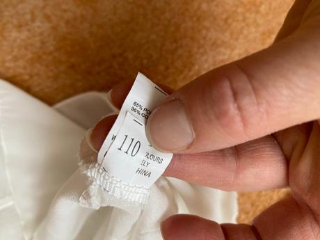 Bílá společenská halenka vel. 110, 110