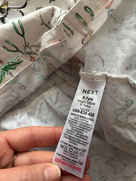 Ob/ šaty vánoční - v.6/7 let, 122