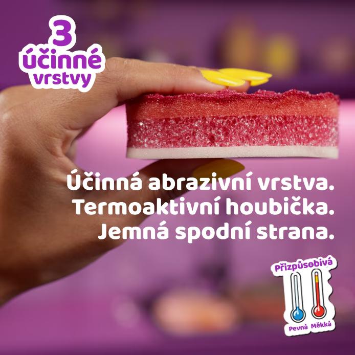 Vileda houbička PUNCH Apple