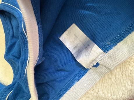 1 modry spodni tilko a slipy set velikost 128, 128