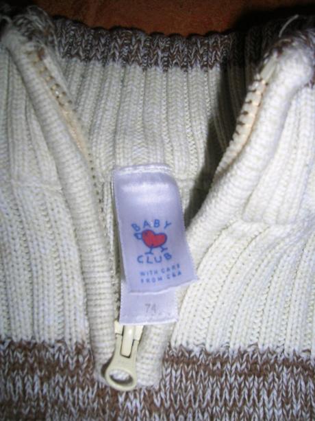 Svetr/rolák baby club vel. 74, baby club,74
