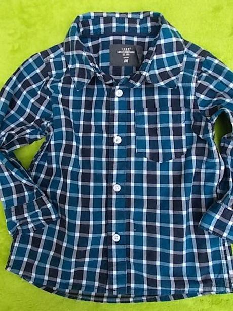 Kostkovaná košile h&m, h&m,86