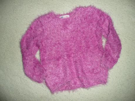 Mikina chlupatka h&m vel 2-4 roky 110, h&m,104