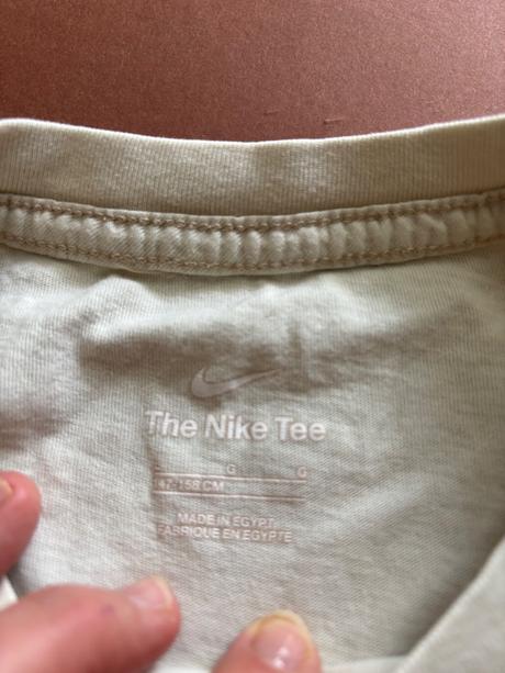 Triko krémové barvy - v.146/152 zn. nike, nike,152