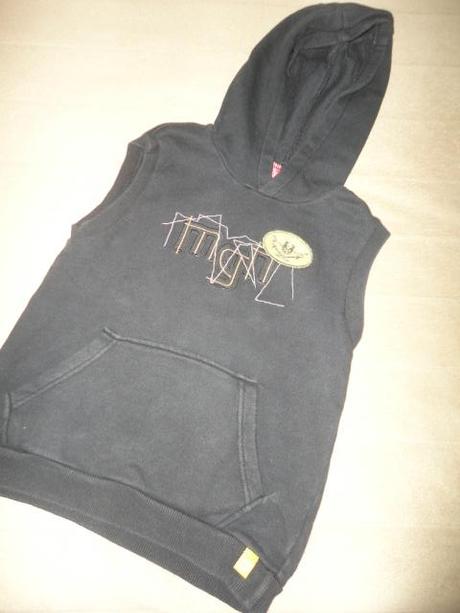 Teplákový pulovr/vesta manguun, vel. 4-5 let, 104