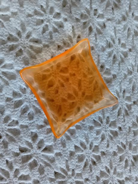 Skleněná miska pod svíčku, 