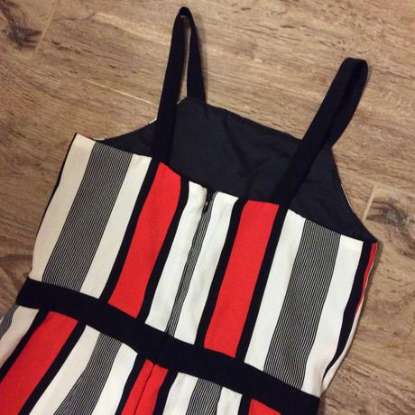 Kalhotový overal s proužkem, 128