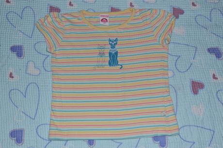 Proužkaté tričko s kočičkama, reserved,98