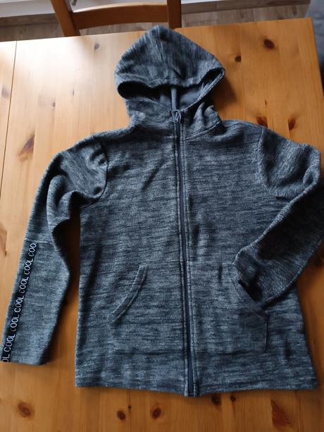 Fleesová mikina na zip, 146
