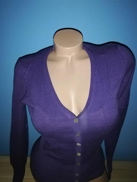 Fialový svetřík vel. s, s