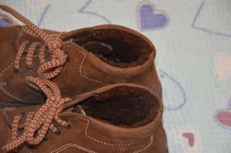 Kožené zimní podzimní boty, 32