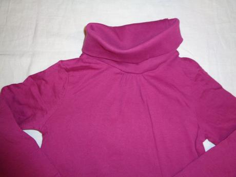 Krásný fuksiový bavlněný rolák 86/92, lupilu,86 / 92