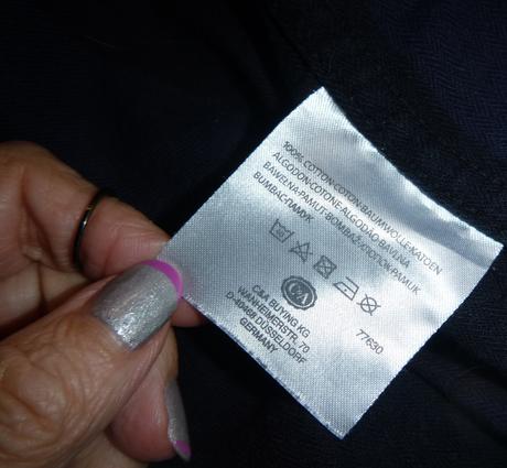 Teplejší pánská /chlapecká/ košile - vel.s-m, c&a,s