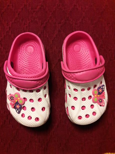 Crocsy dívčí s motýlky, vel.26, 26
