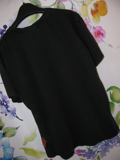 Černé bavlněné chlapecké tričko s nápisem -malfini, l