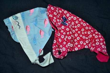 2x šátek, s kšiltem proti slunci,68-92, 68 / 74 / 80 / 86 / 92