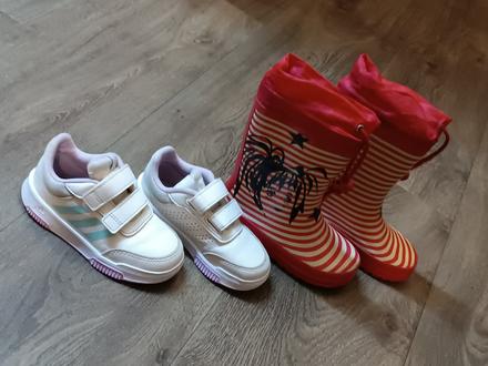 Dívčí holínky/gumáky a boty adidas, vel.25, adidas,25