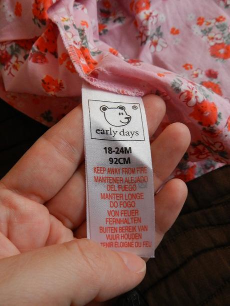 Tričko- tílko letní s kytičkama, early days,92