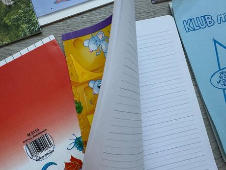 Dětské školní sešity a5, 12 ks,