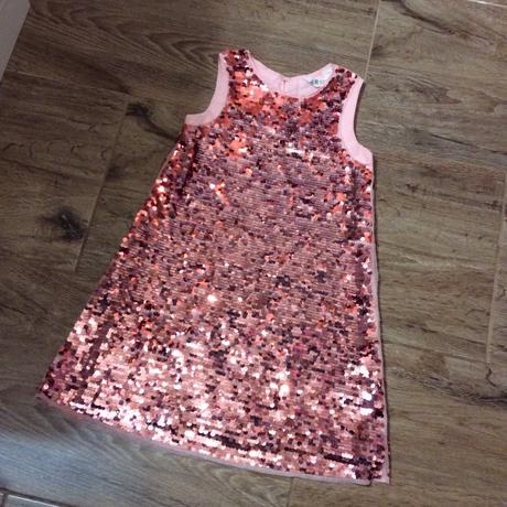 Slavnostní šaty s překlápěcími flitry h&m, h&m,122