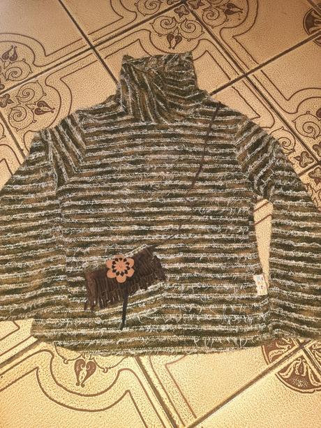 Dívčí rolákový svetr kabelka vel. 104 - 110, 104