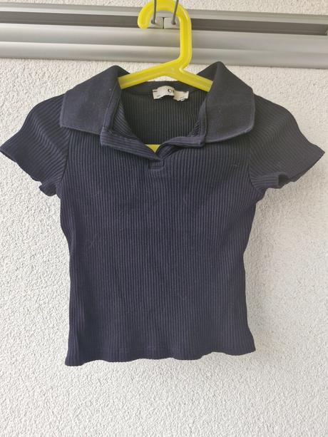 Crop top s límečkem, c&a,134