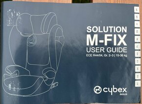 Autosedačka s isofixem 15-36kg cybex solution m-fi, cybex