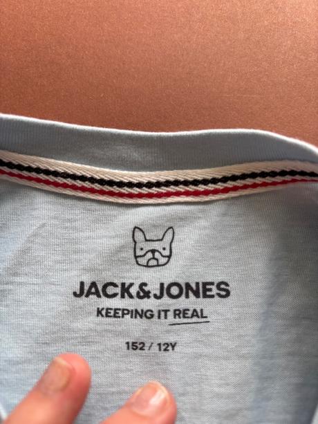 Triko bledě modré - v.152 zn. jack&jones, 152