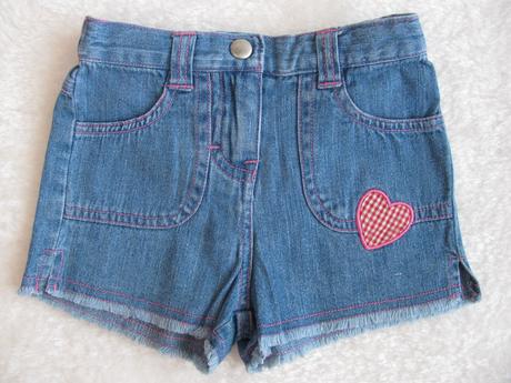 Dívčí kraťasy z tenké džínoviny, 86
