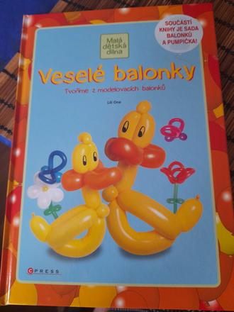 Kniha tvoření z gumových balónků dětská, 