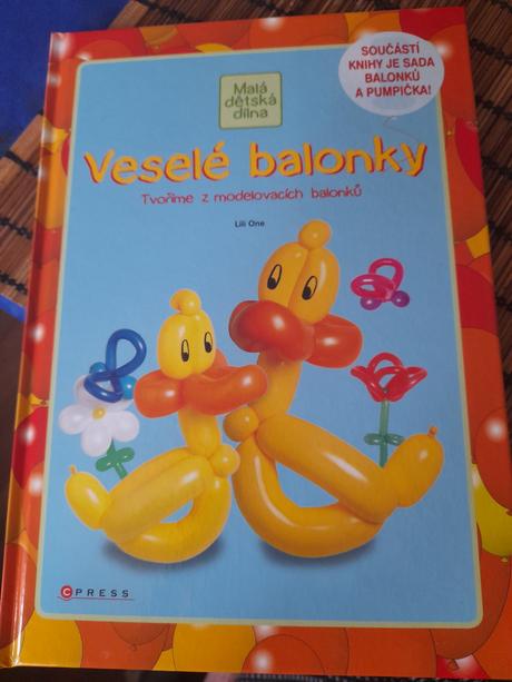 Kniha tvoření z gumových balónků dětská,