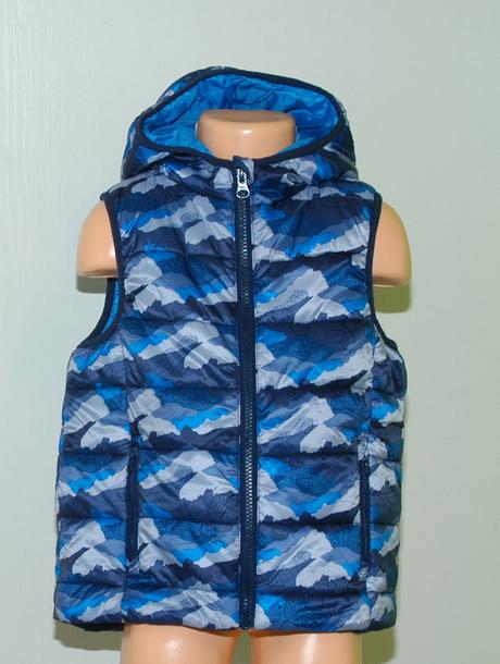 Lehká prošívaná chlapecká vesta jaro/podzim, lupilu,110